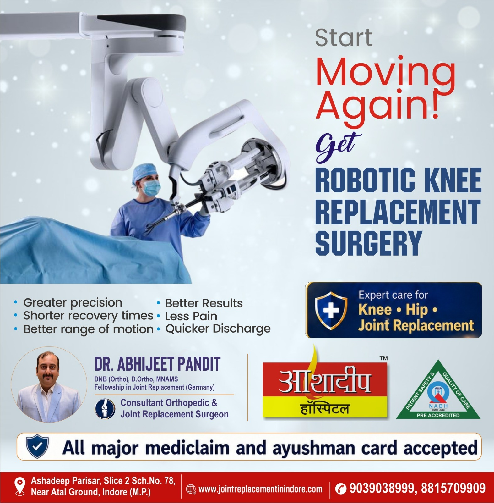 Robotic Knee Replacement Surgery in Indore
